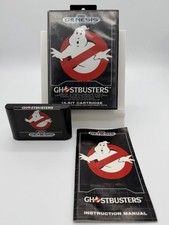 Ghostbusters Sega Genesis 1990 CIB Box Game & Manual