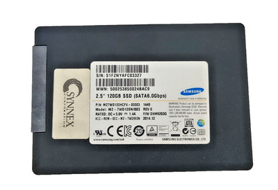 MZ7WD120HCFV-00003 Samsung 2.5 120GB SSD SATA6.0Gbps.