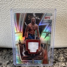2022 Panini Select UFC Sparks Ciryl Gane Memorabilia Prizm SP-CGN
