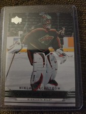 2006/07 UPPER DECK YOUNG GUNS HOCKEY CARD 220 NIKLAS BACKSTROM ROOKIE . rookie card picture