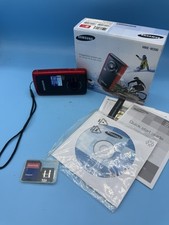 Samsung HMX-W200 Waterproof HD Camcorder 1080p Rugged Red Tested Working