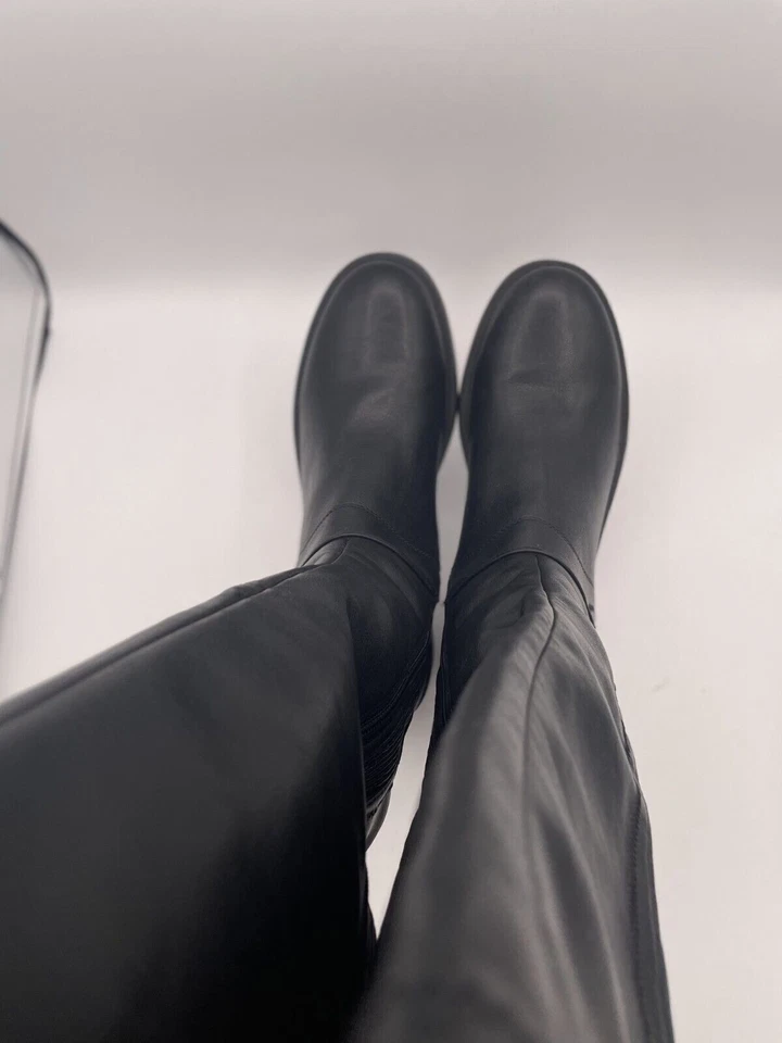 Bota de montar White Mountain Meditate W31662WC hasta la rodilla para mujer talla 10M negra Foto 4 de 4