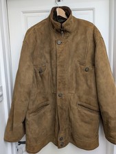 Men's Shearling Sheepskin Jacket Size 42 Inch Chest Very Good Condition