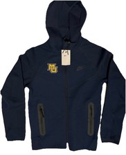 Nike Marquette University Tech Fleece Zip-up Jacket Navy Sweatshirt Men Size XXL
