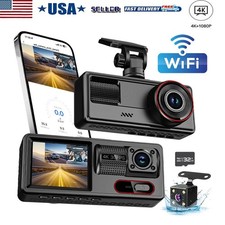 HD 1080P Car Dual Lens Dash Cam 2" DVR Recorder Front Rear Camera Night Vision