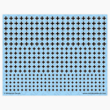 Balkenkreuz Cross Outline Waterslide Decals Wwii German Tank Markings