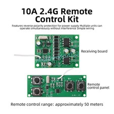 4-CH 2.4GHz Wireless Remote Control Receiver Board Kit for Toy Car Boat Models