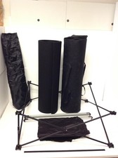 Folding Padded Elevated Camping Pet Bed 36" X 30" w/ Protection Bag, WORKING