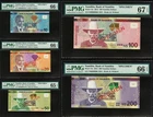 Namibia 2012-13 SET of 5 Specimen N$ 10, 20, 50, 100, 200 GEM UNC PMG 65-67 EPQ