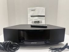 BOSE Wave Sound Music System IV 4 AM/FM CD Espresso Black Power Cord Remote
