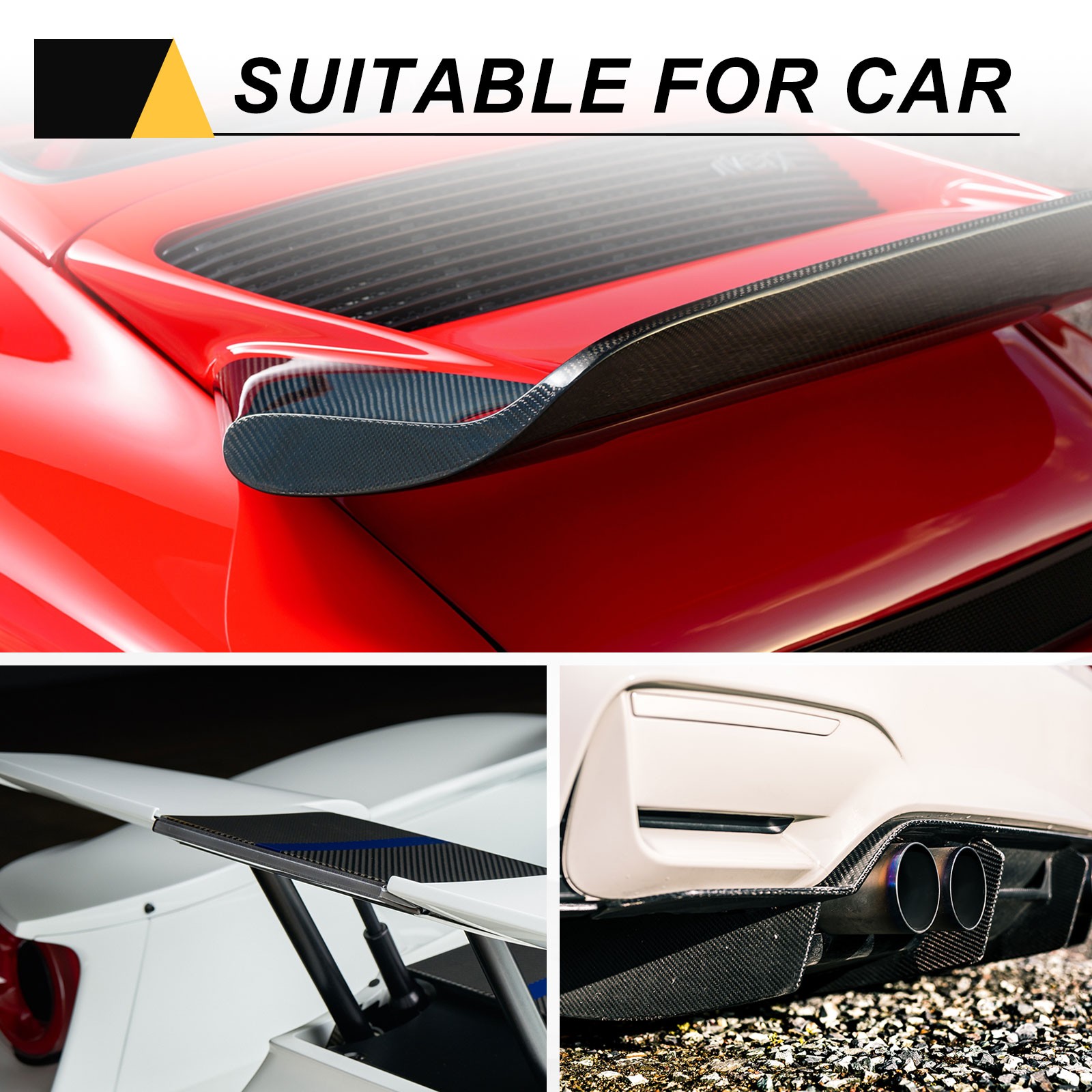 1 Pcs 3K Carbon Fiber Sheet 300x200x3mm Board with Red Metallic Threads