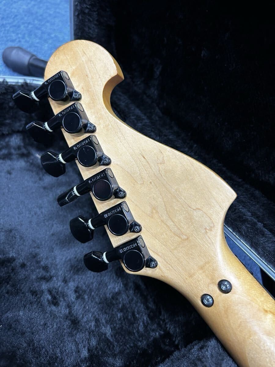 ギター rinzemuabnan Electric Guitar Washburn N4 MIJ 1990s Black Custom Floyd Rose