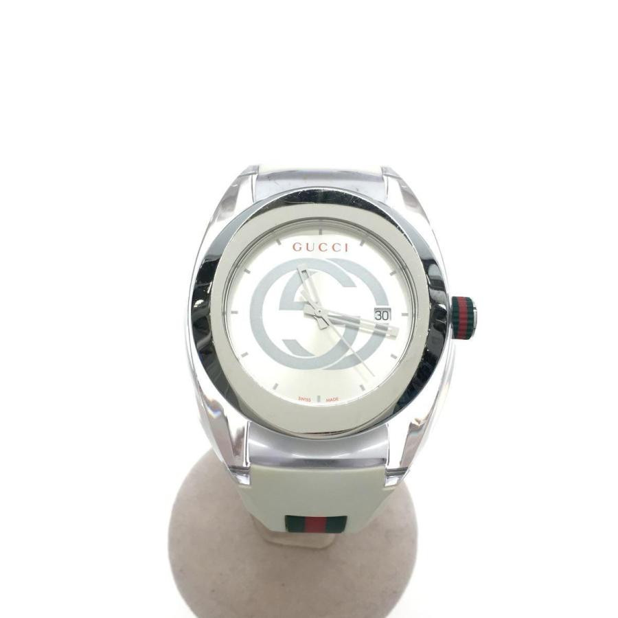 GUCCI YA137102A 5.5×4.8cm Pre-Owned Luxury Watch Model 2104