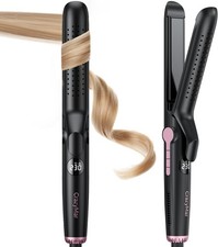 Haarglätter 2 In 1 Glätteisen Locken und Gl...
