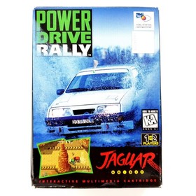 Power Drive Rally (Atari Jaguar, 1995) Complete In Box Mint Cartridge Tested