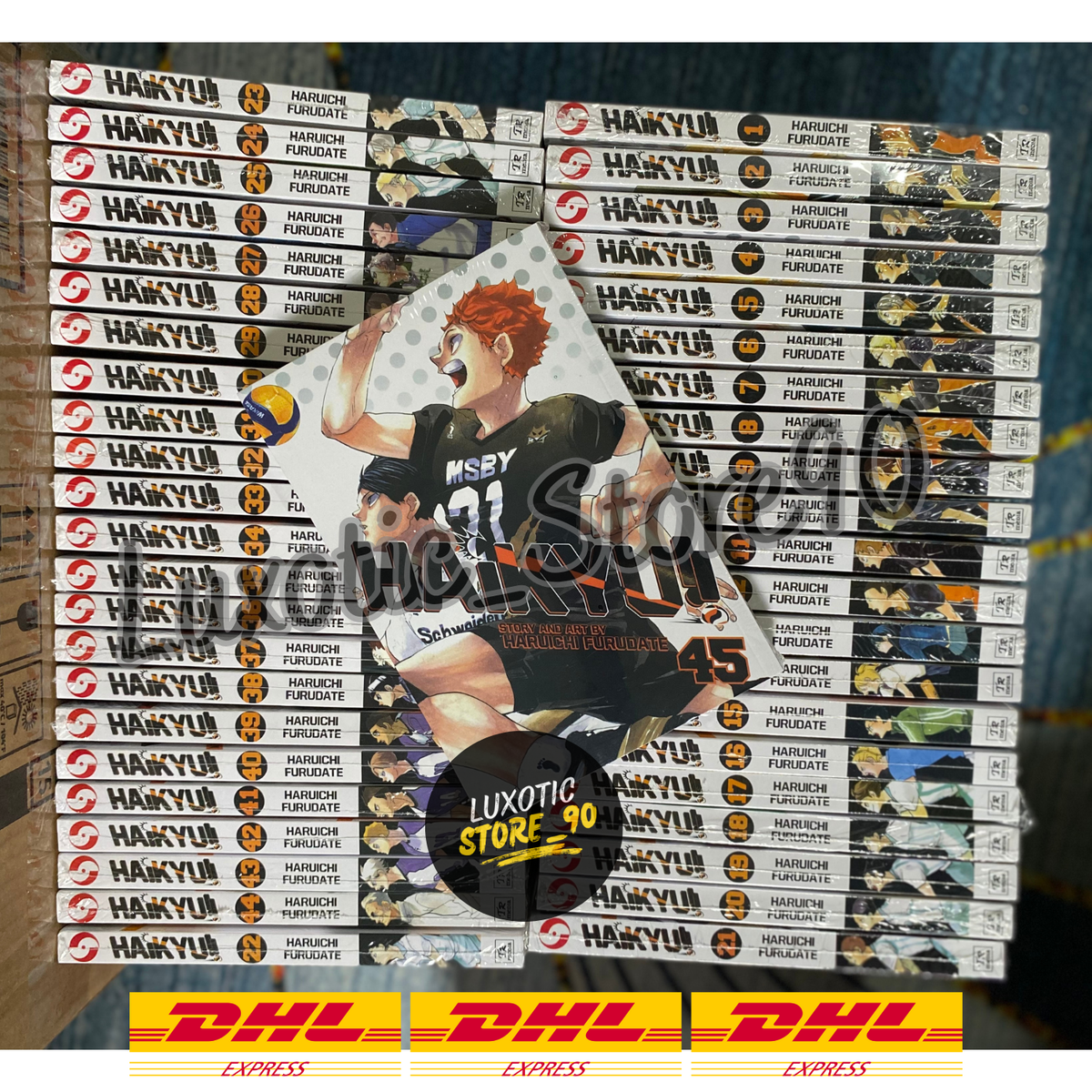 Haikyuu!! Manga Volume 1-45 English Comic HALF/FULL SET by