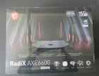MSI Radix AXE6600 WiFi 6E Tri-Band Gaming Router 4804Mbps 6GHz Brand New