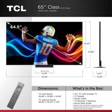 TCL 65" Class QM8K Series QD-Mini LED QLED 4K UHD Smart Google TV (NEW, 2025) - 8