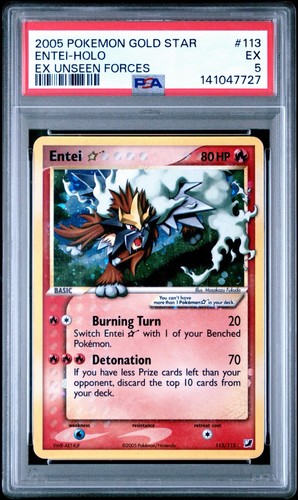 Entei ★ graded PSA 5 for sale on eBay