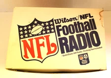 Vintage Wilson NFL Football Radio AM New
