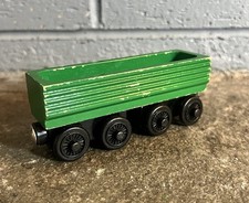 HENRY'S GREEN FOREST LOG CAR 1998 Thomas  Friends Wooden Trains RETIRED
