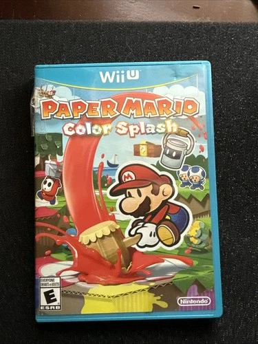 Paper Mario Color Splash  (Nintendo Wii U, 2016)