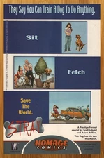 2001 Homage Comics Stray Vintage Print Ad/Poster Adam Pollina Promo Pop Art 00s