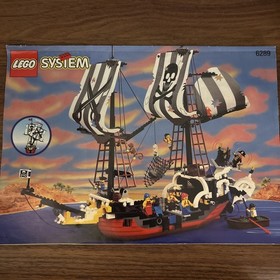 LEGO System: Red Beard Runner Pirate Ship 6289 98% Complete Manual Pirates