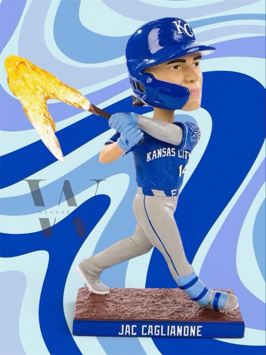 Pre-Sale* Kansas City Royals Jac Caglianone Blazin' Bat Bobblehead