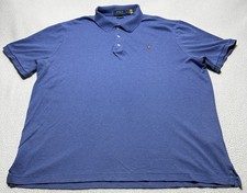 Polo Ralph Lauren Shirt Mens XL Blue Shirt Pony Short Sleeve Classic Fit SPOT