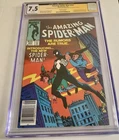 The Amazing Spider-Man #252 CGC JSA 7.5 Newsstand 3x Signed by Creative Team Pic