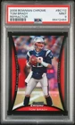 2008 BOWMAN CHROME REFRACTOR #BC112 TOM BRADY PSA 9