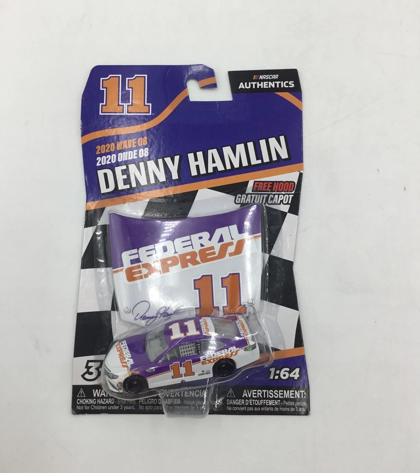 Lote de 2 autos nuevos Lionel Authentics Die-Cast Denny Hamlin #11 Foto 4 de 4