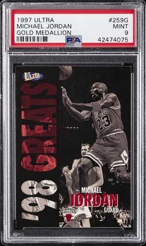 1997 Fleer Jordan PSA 9