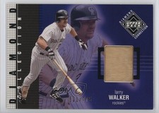 2002 Upper Deck Diamond Connection Collection Bats 621/775 Larry Walker HOF 4f5