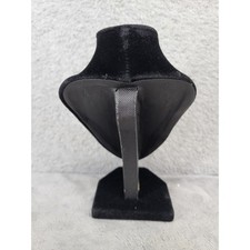 Black Velvet Necklace Display Stand Bust Jewelry Holder Organizer