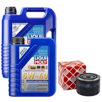 MotoröL Set High Tech 5W-40 Liqui Moly 6 Liter + ÖLfilter FüR Fiat Ducato 130