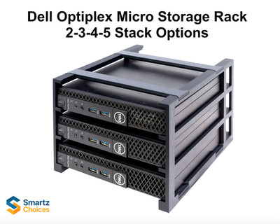 Storage Stacking Rack for Dell OptiPlex Micro PCs   2 5 Stack Options