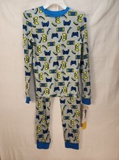 Saint Eve Pajama Set Boys SZ 12 Long Sleeve Video Game Lightweight Graphic Print