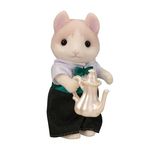 Calico Critters City Classic Dinner Set Curly-eared cat Japan Sylvanian Families - Picture 4 of 12