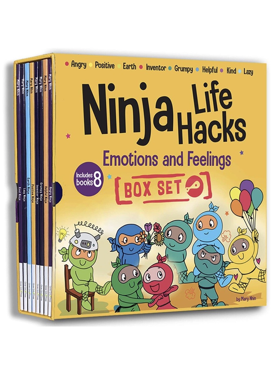 Ninja Life Hacks Emotions and Feelings 8 Book Box Set