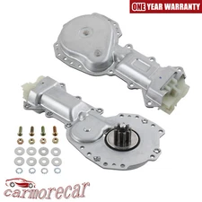 Pair Front Window Motor w/9 Tooth Gear for Chevy Camaro Pontiac Firebird 93-02
