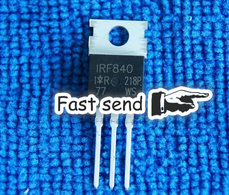 10PCS IR IRF840N IRF840 N-Channel Mosfet Transistor 8A 500V TO-220 Ic New pl $5.04 - AU 10PCS IR IRF840N IRF840 N-Channel Mosfet Transistor 8A 500V TO-220 Ic New pl $5.04 - AU