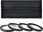 52mm Close Up Macro +1+2+4+10 Lens Filter Kit For All Dslr Slr Camera Lens