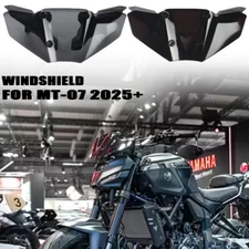 For Yamaha MT-07 2025 Motorcycle Windshield Windproof Screen Wind Deflector Kit 