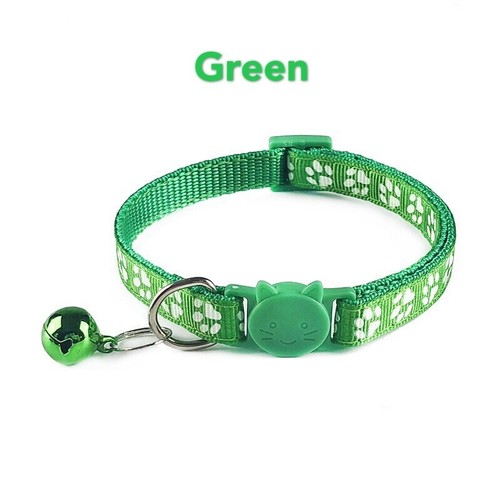 10 Pcs Dog Cat Puppy Kitten Collar Pet Adjustable Neck Strap Nylon Buckle Bell - Picture 33 of 48