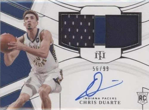 2021-22 Panini National Treasures - Chris Duarte #RMD-CDT