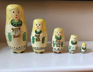angel nesting dolls