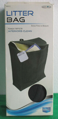 Black Litter Bag Boxed Car Vehicle Interiors Custom Accessories Inc. Clean
