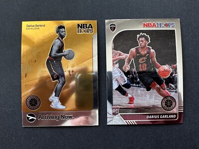 (2) Lot 2019-20 Hoops Premium Stock Darius Garland Rookie Card RC #251 & #11